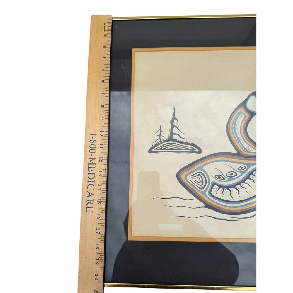 🎨 Eddie Kakerepetum 1981 Woodland School Indigenous Goose – Signed - Picture 4 of 7